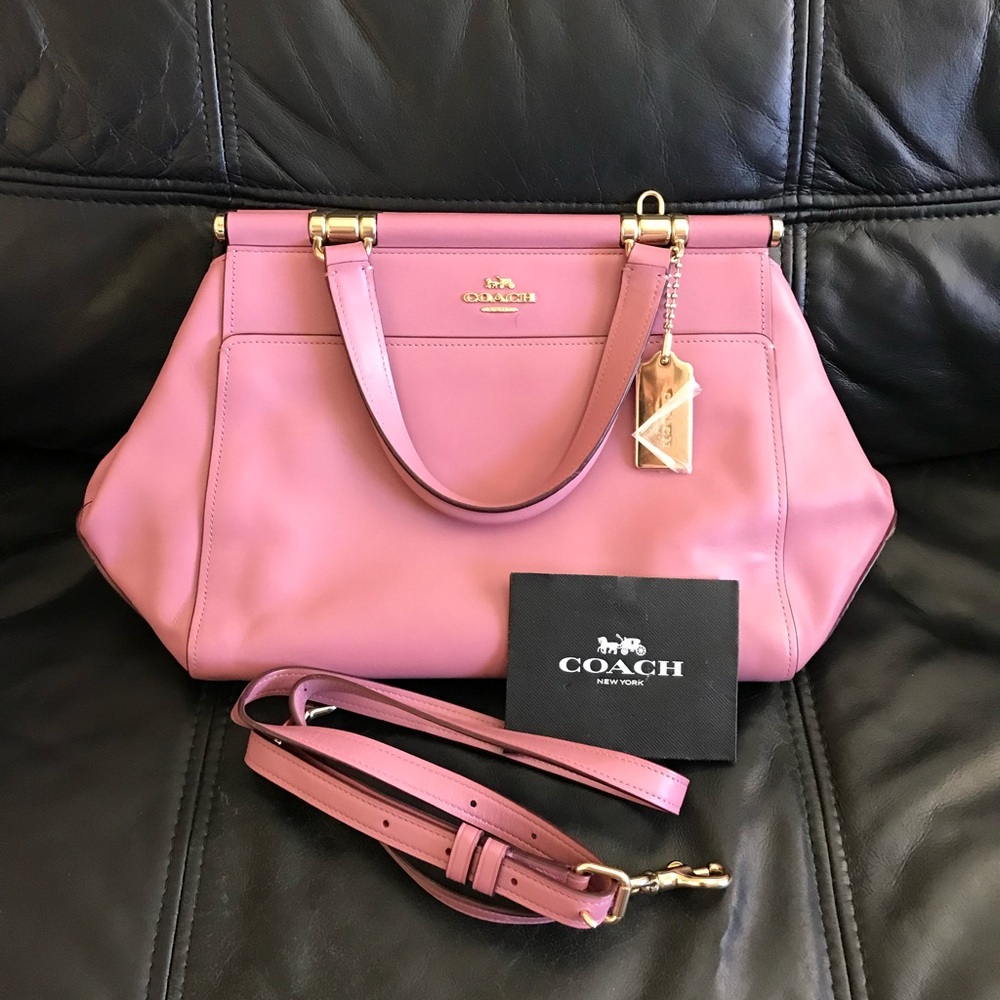 Coach limited edition Selena Gomez gorgeous pink EUC